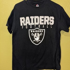 Raiders Football Black T-Shirt